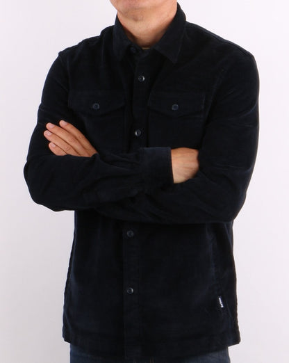 Barbour Cord Overshirt Navy