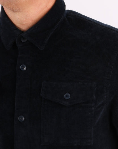 Barbour Cord Overshirt Navy