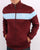 Sergio Tacchini Masters Track Top Claret/Sky Blue