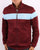 Sergio Tacchini Masters Track Top Claret/Sky Blue