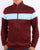 Sergio Tacchini Masters Track Top Claret/Sky Blue