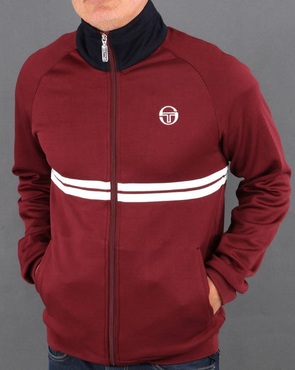 Sergio Tacchini Dallas Track Top Burgundy/navy