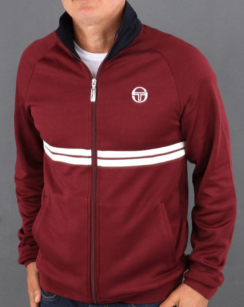 Sergio Tacchini Dallas Track Top Burgundy/navy