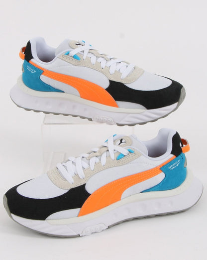 Puma Wild Rider Rollin Trainer White/Orange