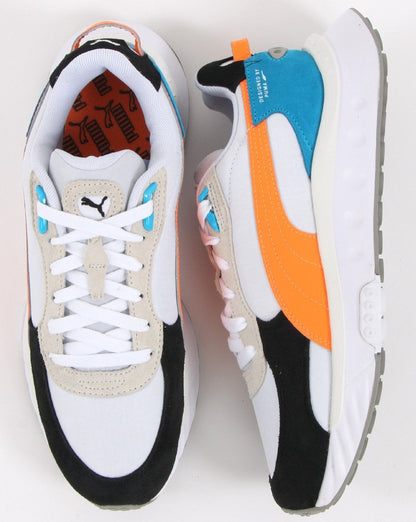 Puma Wild Rider Rollin Trainer White/Orange