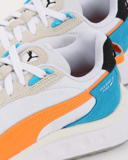 Puma Wild Rider Rollin Trainer White/Orange