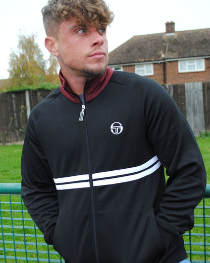 Sergio Tacchini Dallas Track Top Black/Port