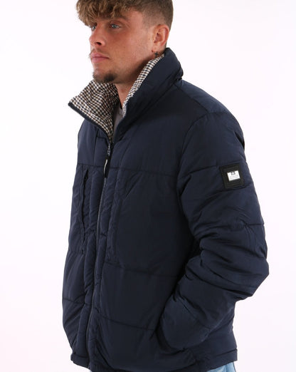 Weekend Offender Reversible Padded Jacket Navy