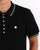 Pretty Green Waffle Polo Black