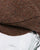 Herringbone Extended Bill Flat Cap Brown