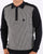 Gabicci Vintage Weaver Knitted Polo Navy/white