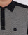 Gabicci Vintage Weaver Knitted Polo Navy/white