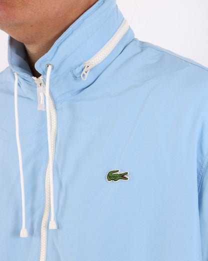 Lacoste Water Resistant Windbreaker Sky Blue