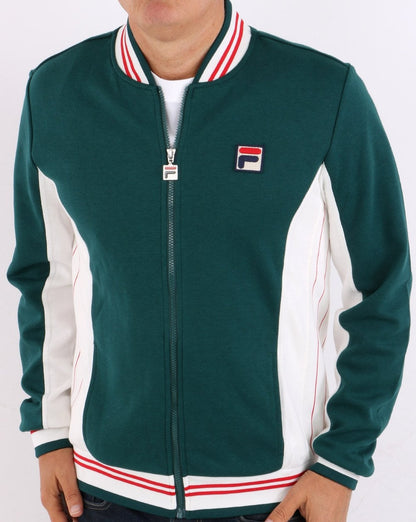 Fila Vintage Settanta Pro Badge Track Top Racing Green