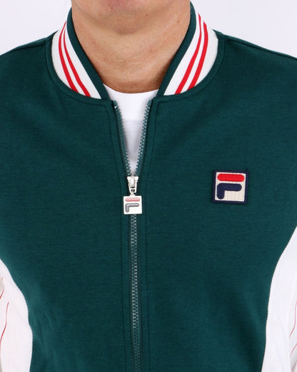 Fila Vintage Settanta Pro Badge Track Top Racing Green