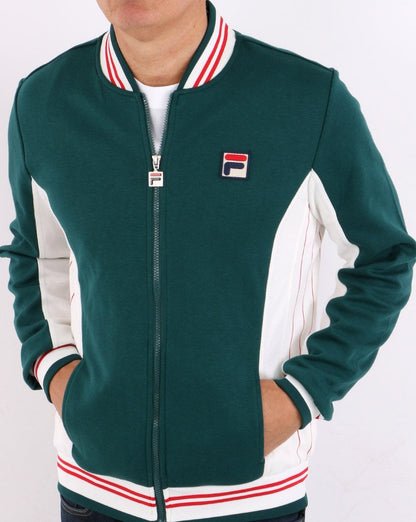 Fila Vintage Settanta Pro Badge Track Top Racing Green