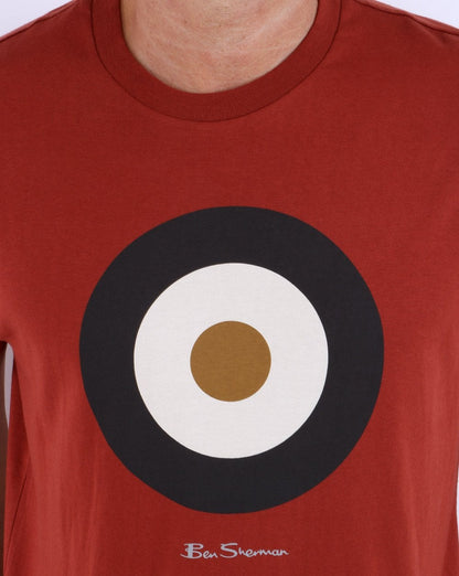 Ben Sherman Signature Target T-shirt Dark Orange