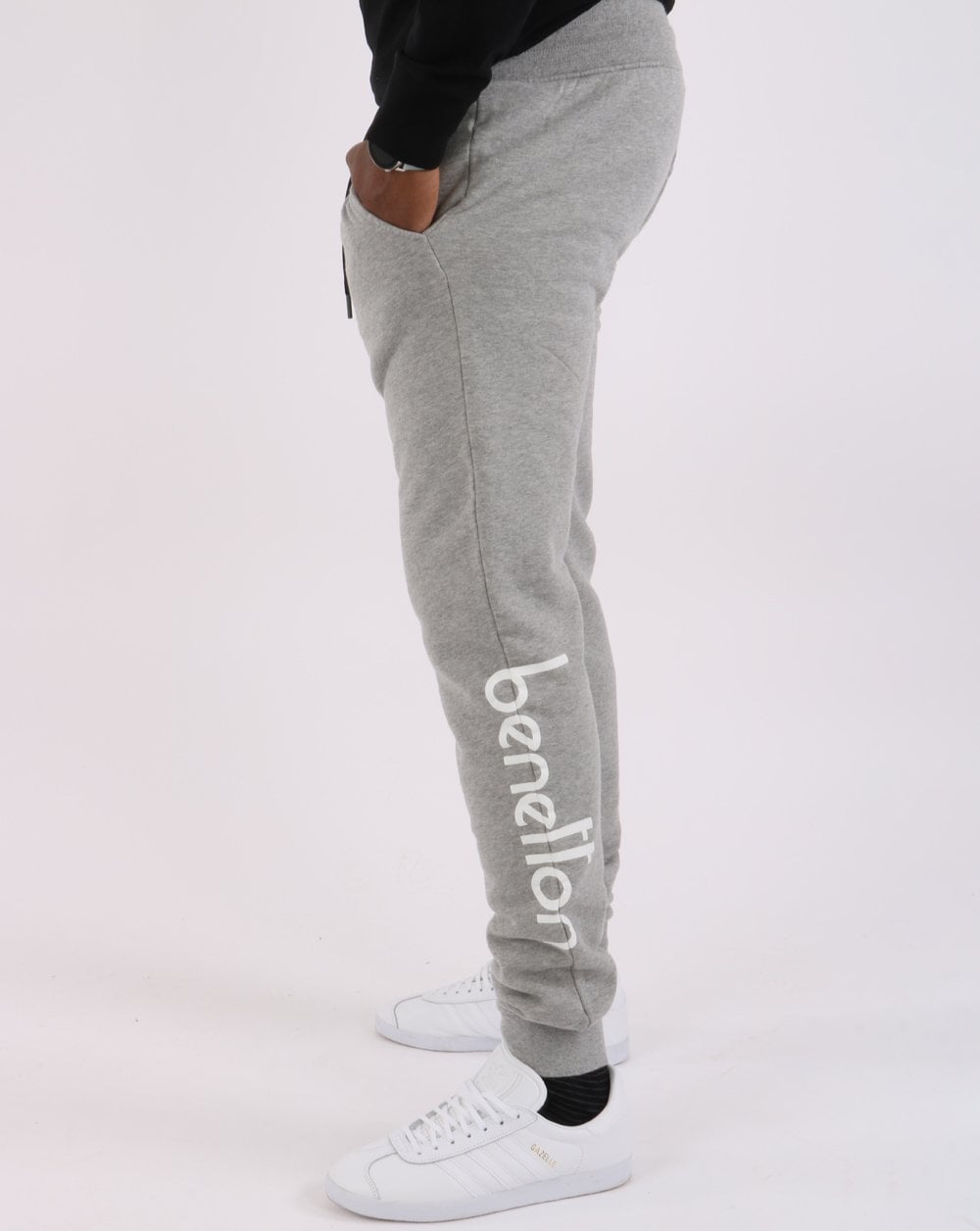 Benetton DNA Logo Jogger Grey