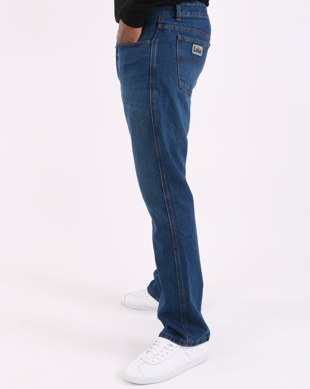 Lois Bootcut Jeans Dark Stone