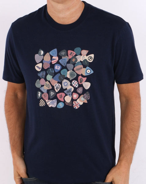 Ben Sherman Vintage Plectrum T-shirt Navy