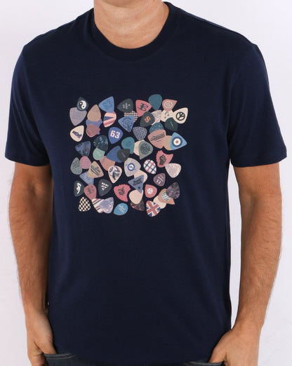 Ben Sherman Vintage Plectrum T-shirt Navy