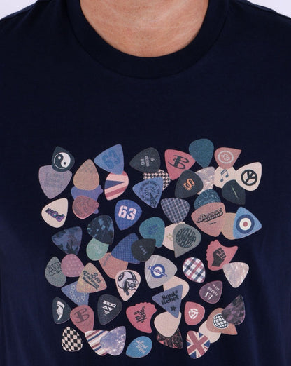 Ben Sherman Vintage Plectrum T-shirt Navy