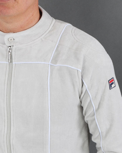 Fila Vintage Terrinda Velour Track Top Grey