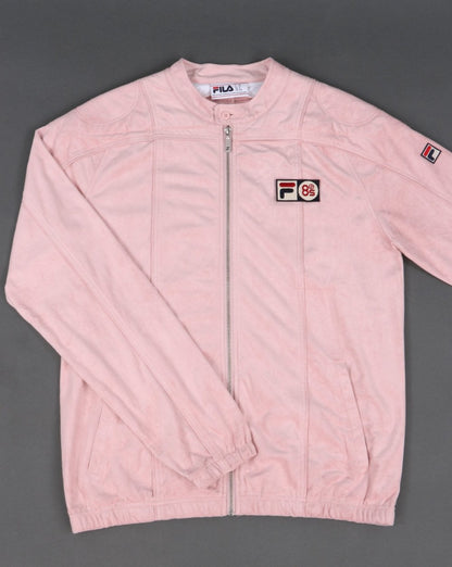 Fila Vintage Terrinda Pro Badge Track Top Powder Pink