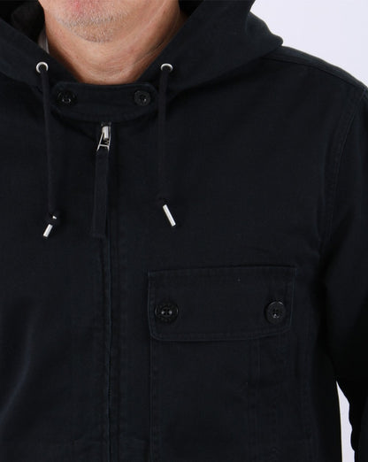 Pretty Green Sigma Cotton Jacket Black