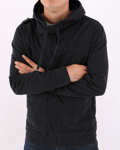 Ma.strum Overhead Hooded Smock Dark Navy
