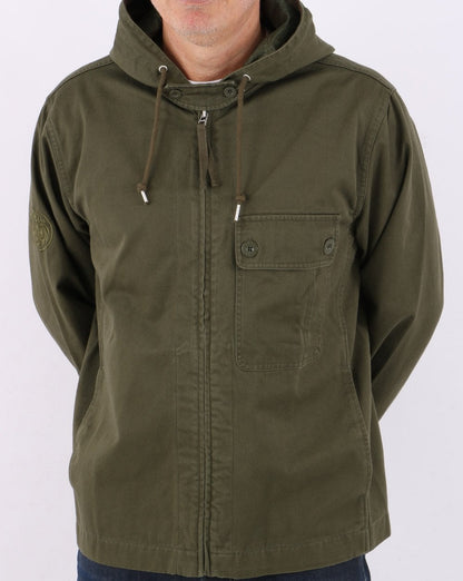 Pretty Green Sigma Cotton Jacket Khaki