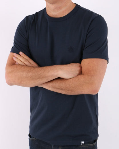 Pretty Green Altair Organic T-shirt Navy