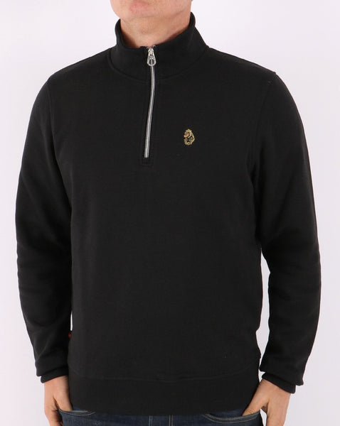Luke Sport Sydney 1/4 Zip Sweatshirt Black