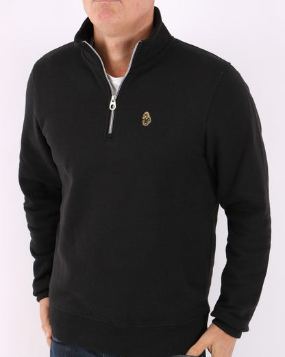 Luke Sport Sydney 1/4 Zip Sweatshirt Black