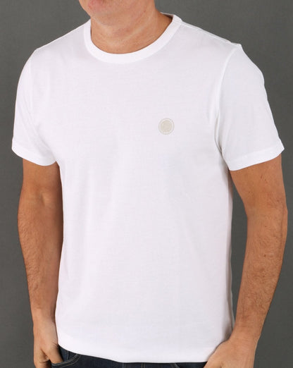 Pretty Green Altair Organic T-shirt White