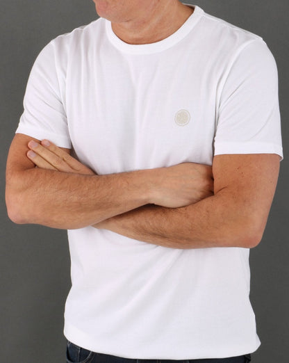 Pretty Green Altair Organic T-shirt White