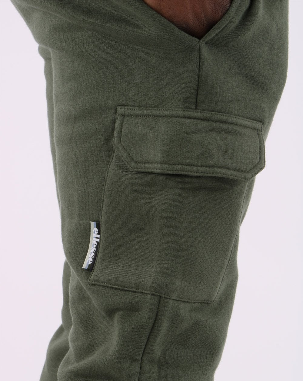 Ellesse Cargo Track Pants Dark Green