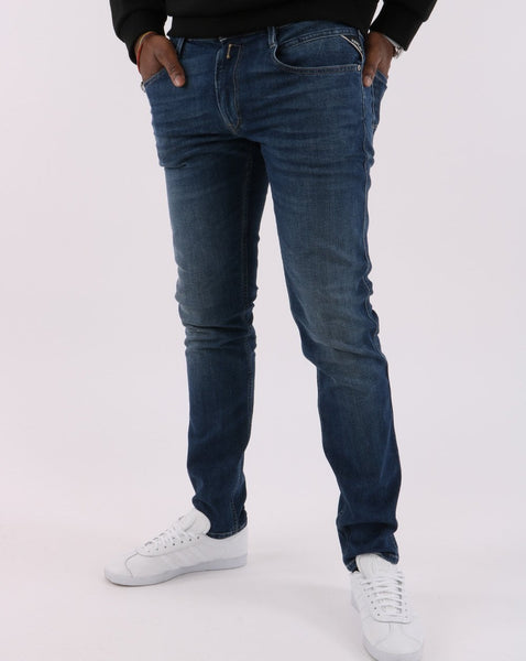 Replay Anbass Slim Fit Jeans Medieval Blue