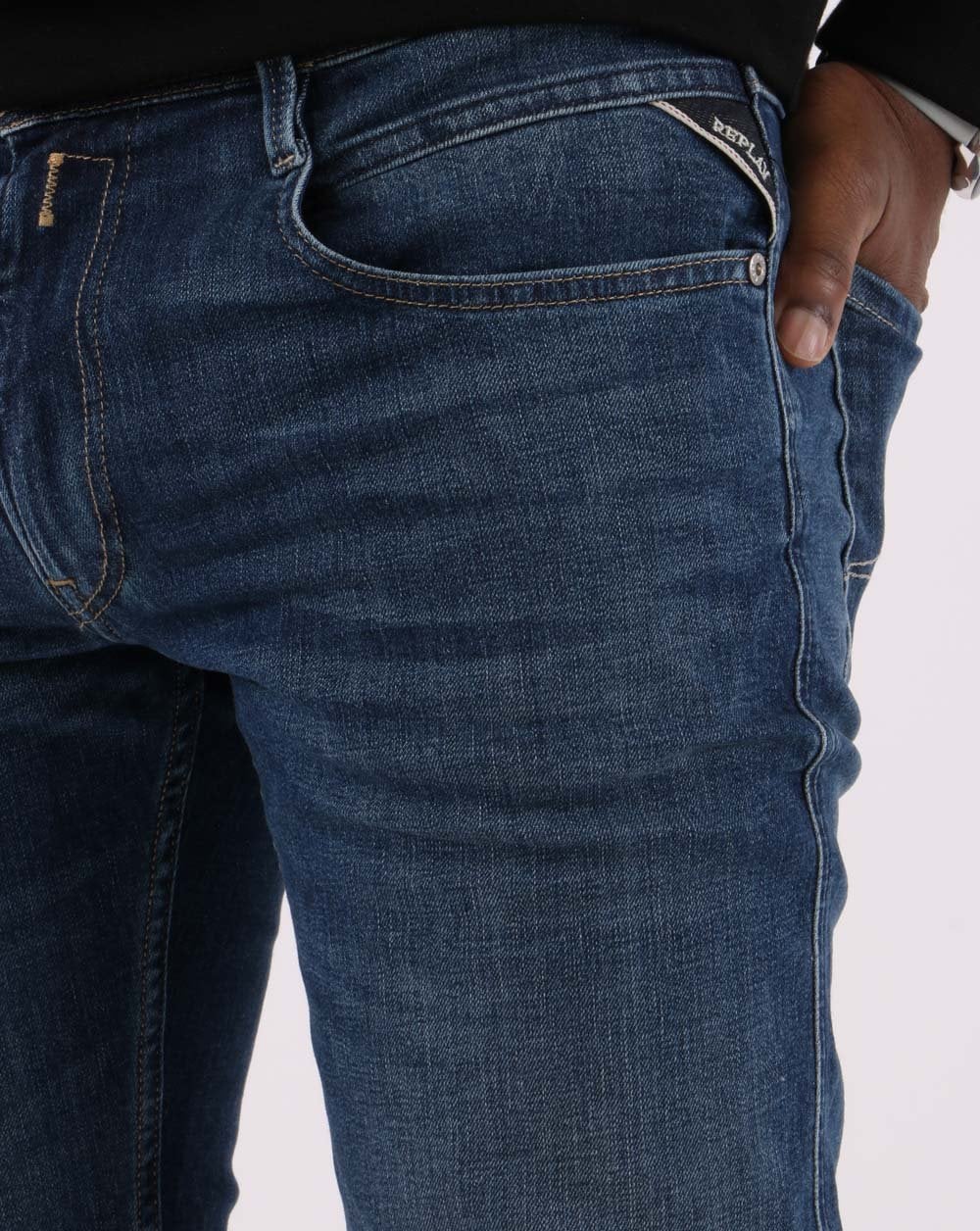 Replay Anbass Slim Fit Jeans Medieval Blue