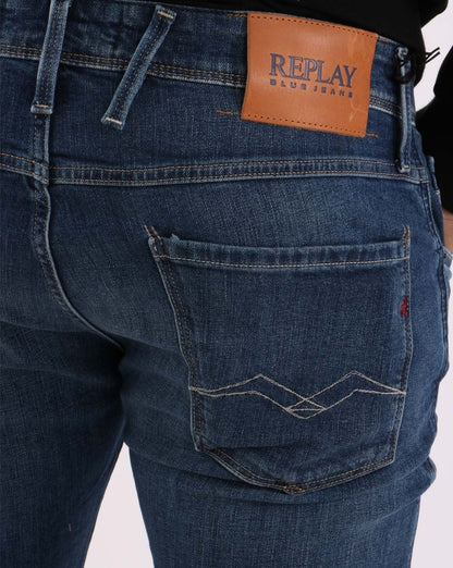 Replay Anbass Slim Fit Jeans Medieval Blue