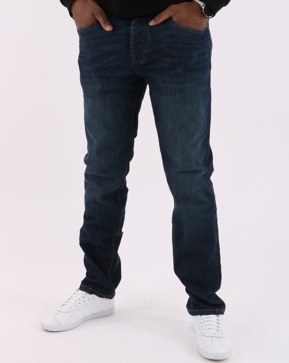 Weekend Offender Tapered Fit Jeans Dark Vintage