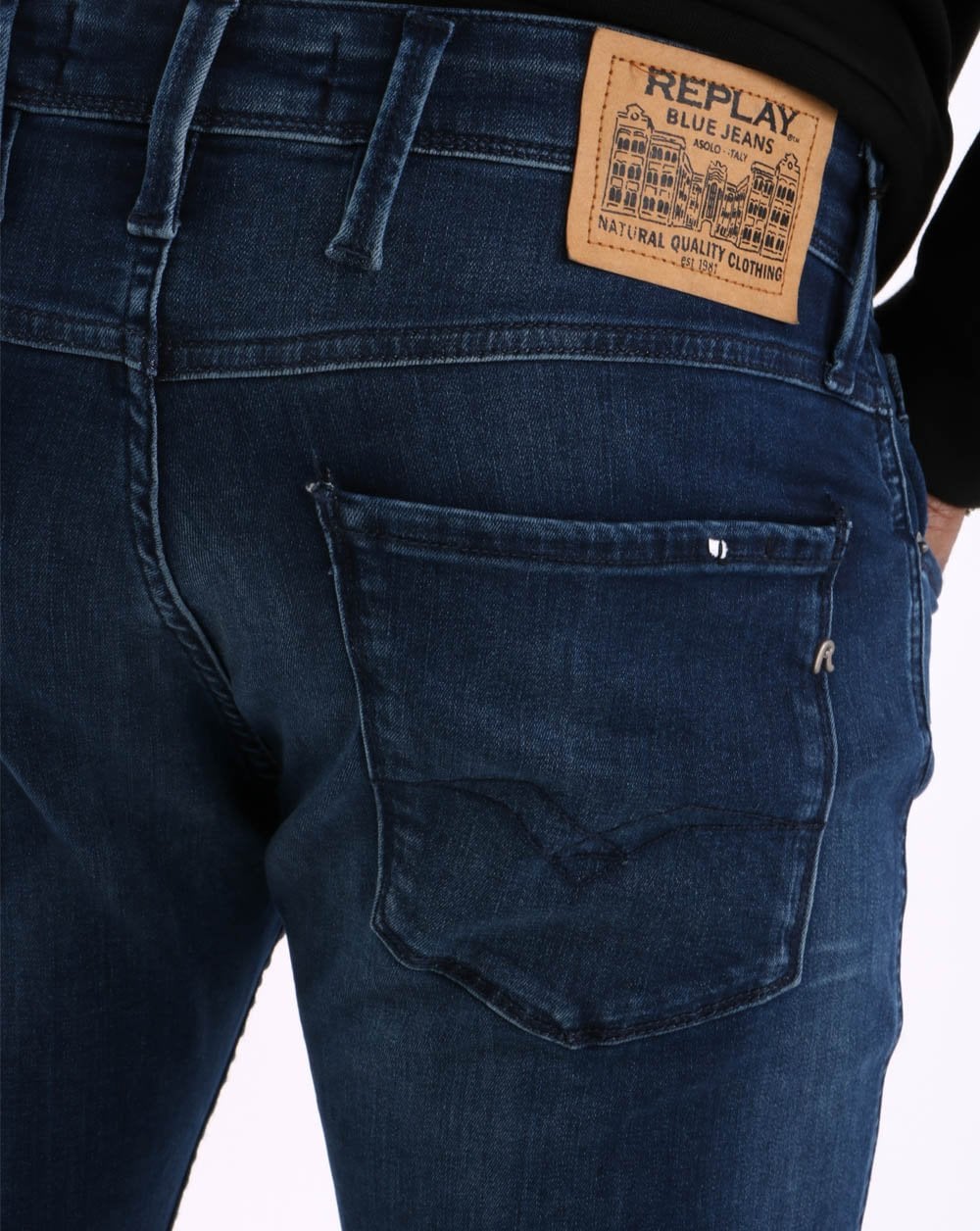 Replay Anbass Slim Fit Jeans Indigo