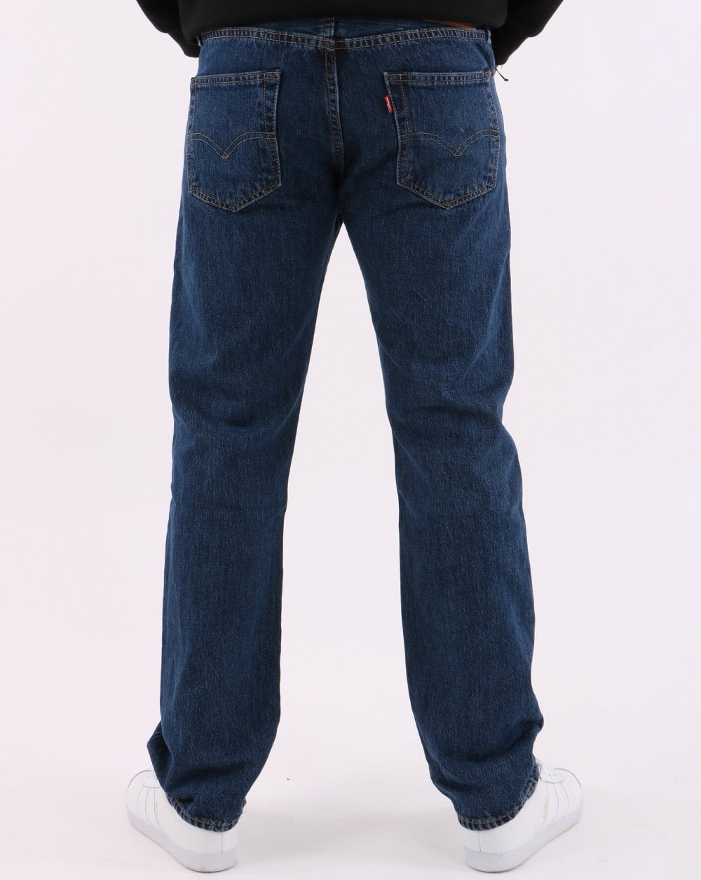 Levis 501 Straight Fit Jeans Rinse Wash