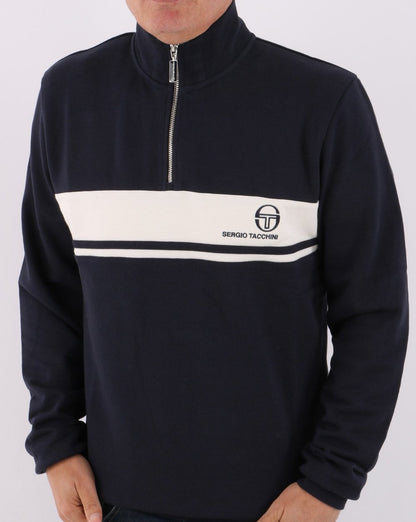 Sergio Tacchini Masters 1/4 Zip Top Navy
