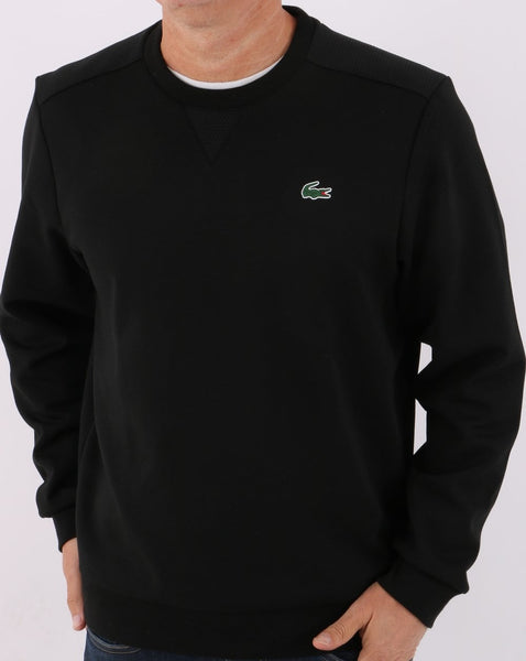 Lacoste Sports Mesh Panel Sweatshirt Black