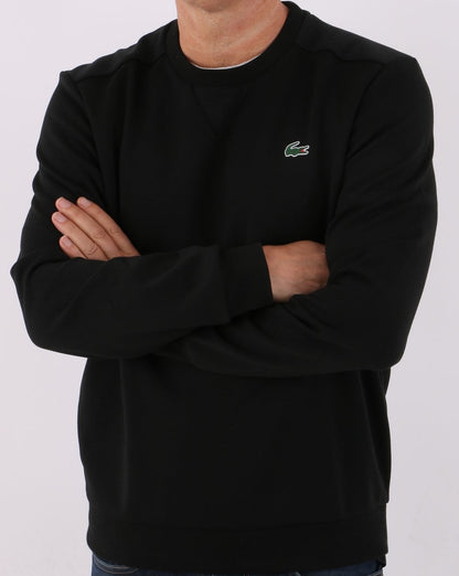 Lacoste Sports Mesh Panel Sweatshirt Black