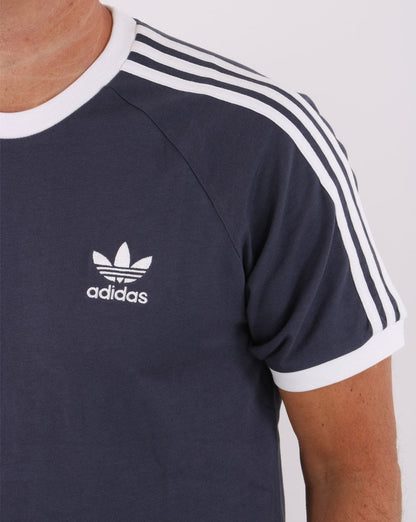 Adidas Originals 3 Stripes T Shirt Shadow Navy