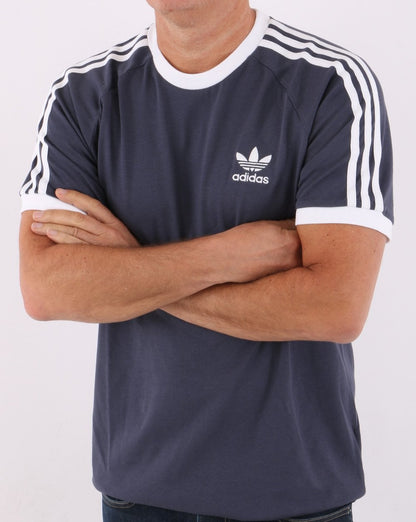 Adidas Originals 3 Stripes T Shirt Shadow Navy