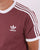 Adidas Originals 3 Stripes T Shirt Quiet Crimson