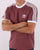 Adidas Originals 3 Stripes T Shirt Quiet Crimson